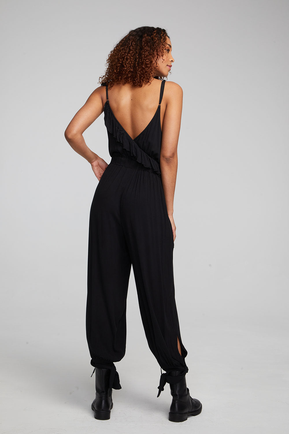 Slash Shadow Black Jumpsuit WOMENS chaserbrand