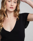 Page Shadow Star Black Tee WOMENS chaserbrand