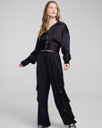 Agnes Shadow Black Blouse WOMENS chaserbrand