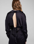 Agnes Shadow Black Blouse WOMENS chaserbrand