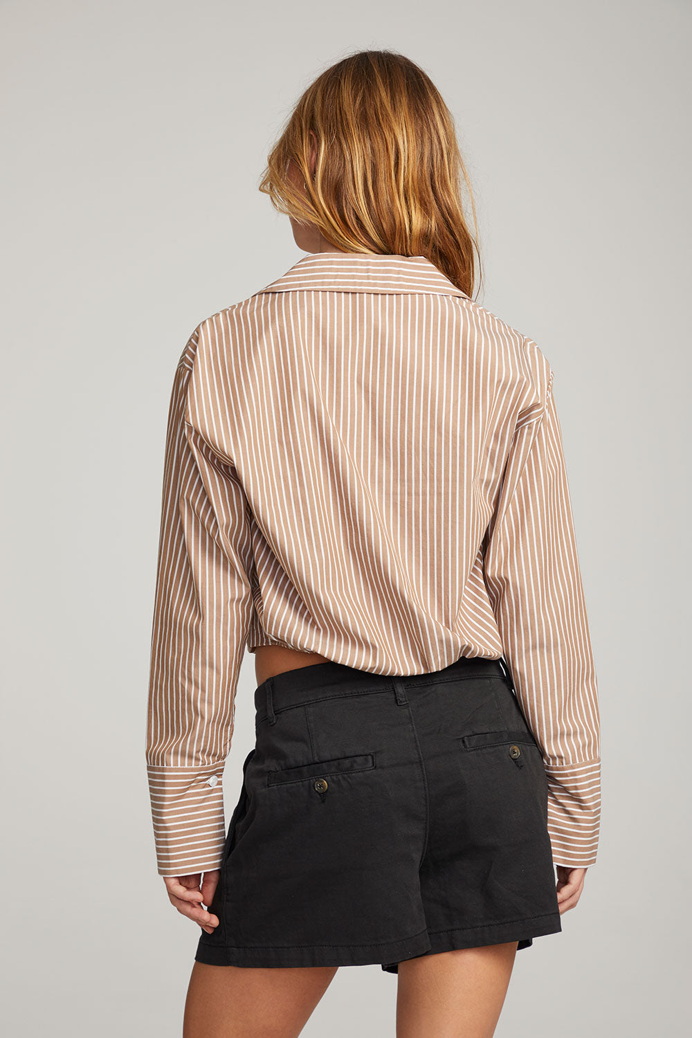 Haley Whiskey Stripe Blouse WOMENS chaserbrand