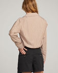 Haley Whiskey Stripe Blouse WOMENS chaserbrand