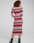 Palm Roxy Stripe Midi Dress WOMENS chaserbrand