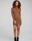 Edita Deep Taupe Mini Dress WOMENS chaserbrand