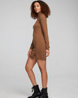 Edita Deep Taupe Mini Dress WOMENS chaserbrand