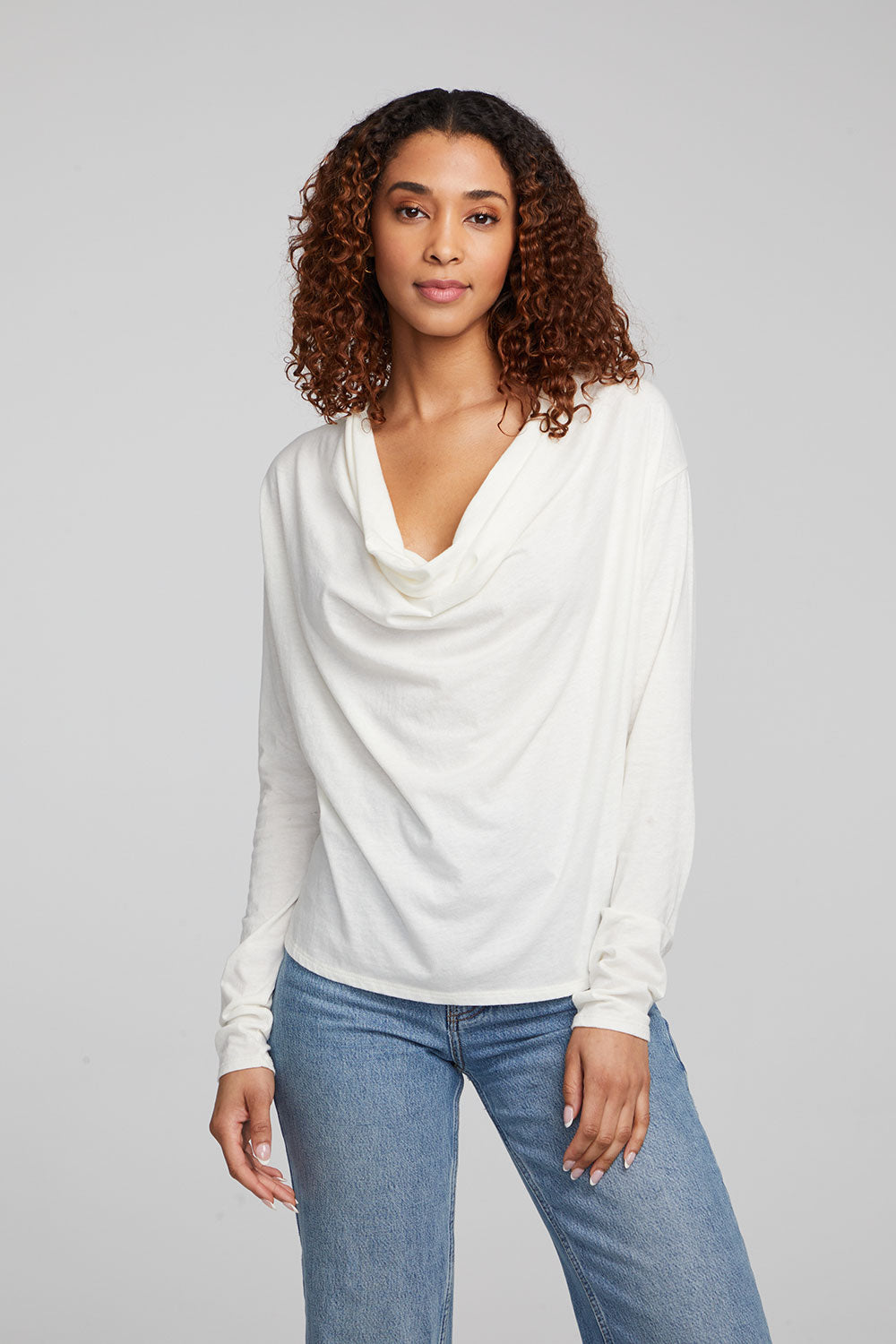 Mela Bright White Long Sleeve WOMENS chaserbrand