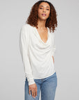 Mela Bright White Long Sleeve WOMENS chaserbrand