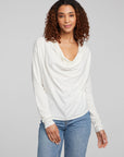 Mela Bright White Long Sleeve WOMENS chaserbrand