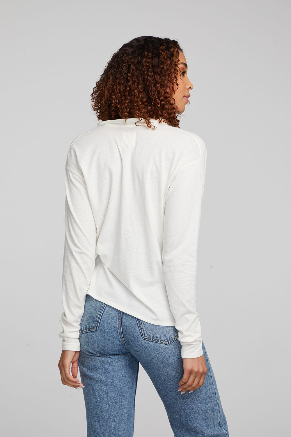 Mela Bright White Long Sleeve WOMENS chaserbrand