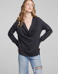 Mela Shadow Black Long Sleeve WOMENS chaserbrand