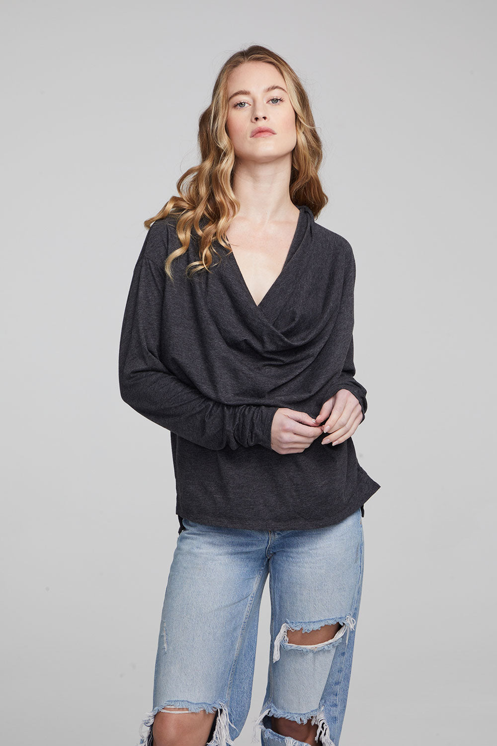 Mela Shadow Black Long Sleeve WOMENS chaserbrand