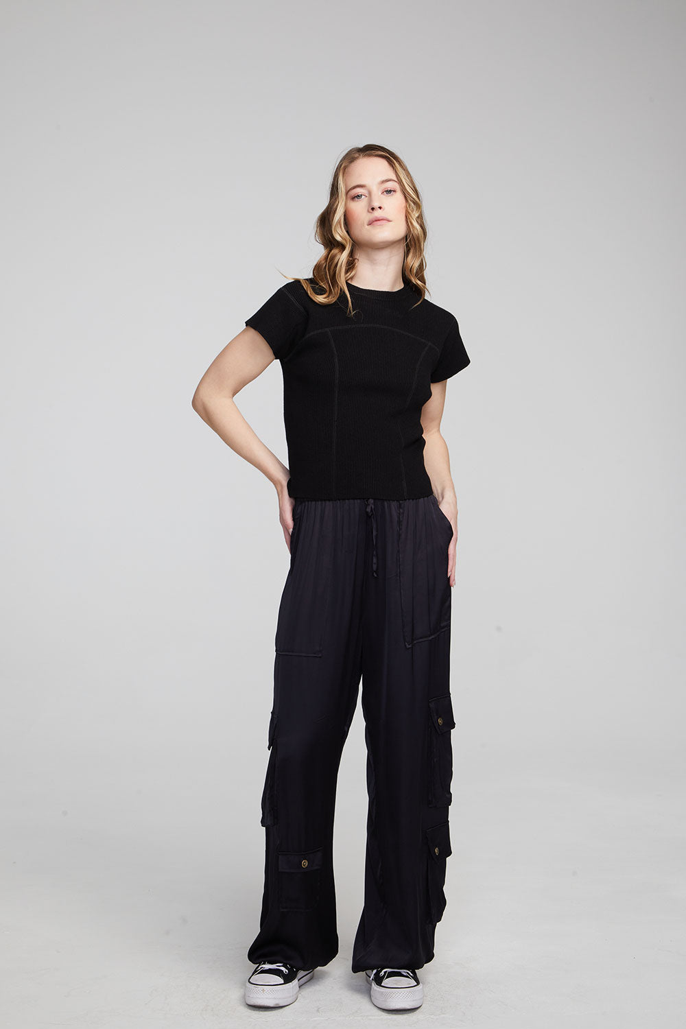 Nahal Shadow Black Tee WOMENS chaserbrand