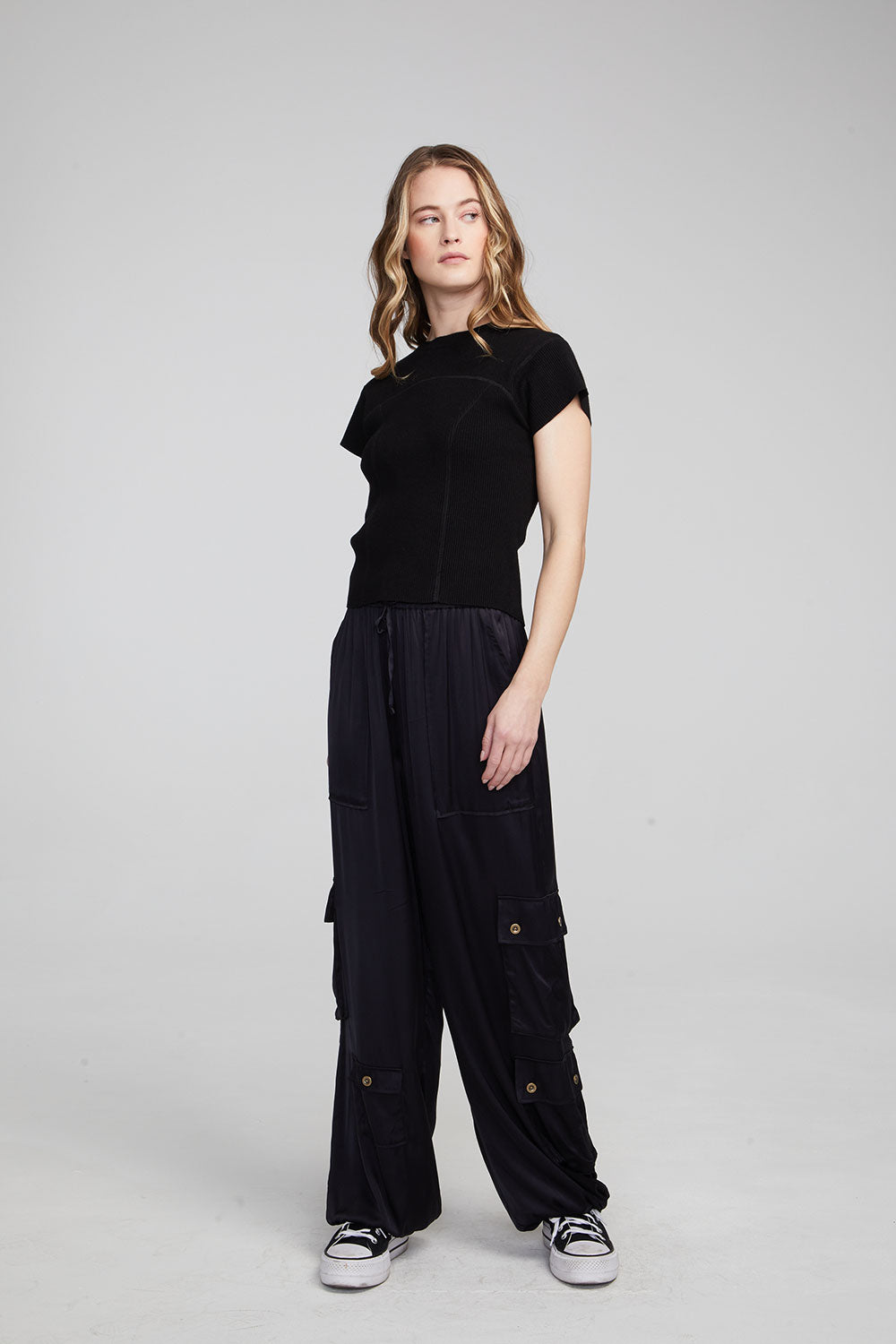 Nahal Shadow Black Tee WOMENS chaserbrand