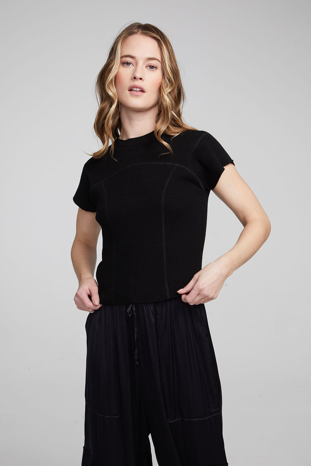 Nahal Shadow Black Tee WOMENS chaserbrand