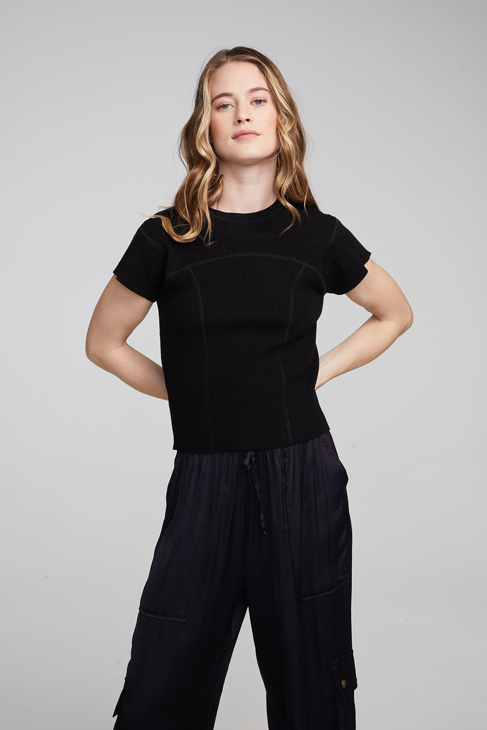 Nahal Shadow Black Tee WOMENS chaserbrand