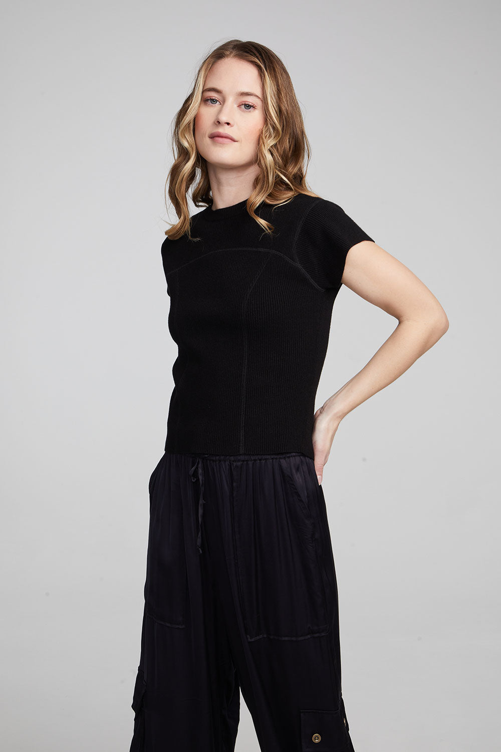 Nahal Shadow Black Tee WOMENS chaserbrand