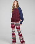 Harvard Wine Red and Mood Indigo Pullover WOMENS chaserbrand