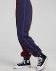 Yale Wine Red and Indigo Jogger WOMENS chaserbrand