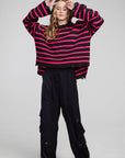 Jax Melrose Stripe Pullover WOMENS chaserbrand