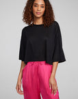 Shine Shadow Black Tee WOMENS chaserbrand