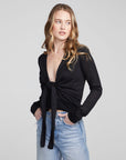 Jeni Shadow Black Long Sleeve WOMENS chaserbrand