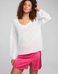 Kara Bright White Long Sleeve WOMENS chaserbrand