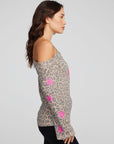 Leopard Star Long Sleeve WOMENS chaserbrand