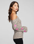 Leopard Star Long Sleeve WOMENS chaserbrand