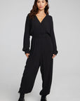 Colette Shadow Black Jumpsuit WOMENS chaserbrand
