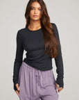 Moonlight Licorice Long Sleeve WOMENS chaserbrand