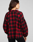 Lola Sunset Plaid Blouse WOMENS chaserbrand