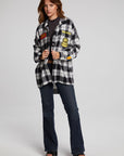 AC/DC High Voltage Flannel Button Down WOMENS chaserbrand