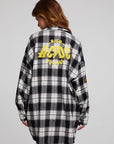 AC/DC High Voltage Flannel Button Down WOMENS chaserbrand