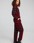 Lexi Sunset Plaid Jumpsuit WOMENS chaserbrand
