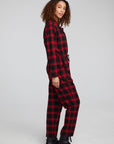 Lexi Sunset Plaid Jumpsuit WOMENS chaserbrand