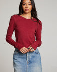 Moonlight Blood Red Long Sleeve WOMENS chaserbrand