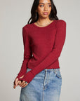Moonlight Blood Red Long Sleeve WOMENS chaserbrand