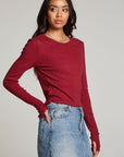 Moonlight Blood Red Long Sleeve WOMENS chaserbrand