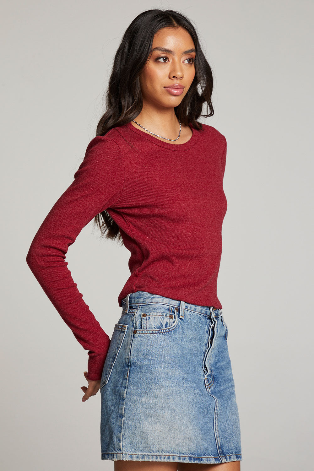 Moonlight Blood Red Long Sleeve WOMENS chaserbrand