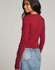 Moonlight Blood Red Long Sleeve WOMENS chaserbrand