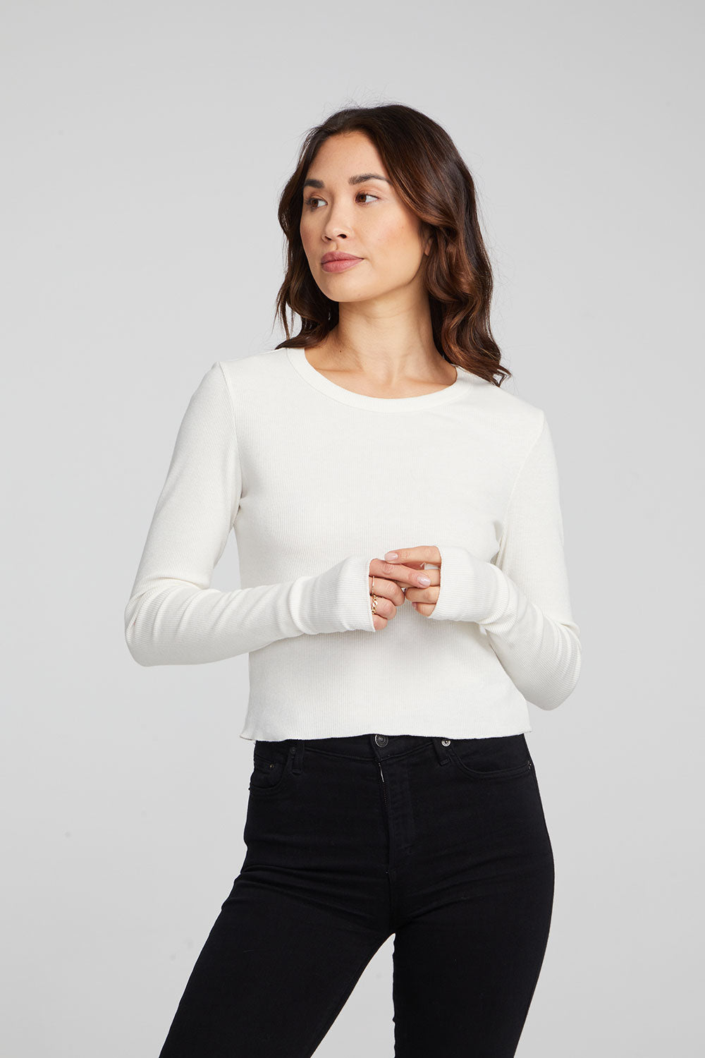 Moonlight Bright White Long Sleeve WOMENS chaserbrand