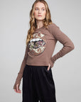 Paisley Lips Long Sleeve WOMENS chaserbrand