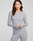 Moonlight Silver Grey Long Sleeve WOMENS chaserbrand