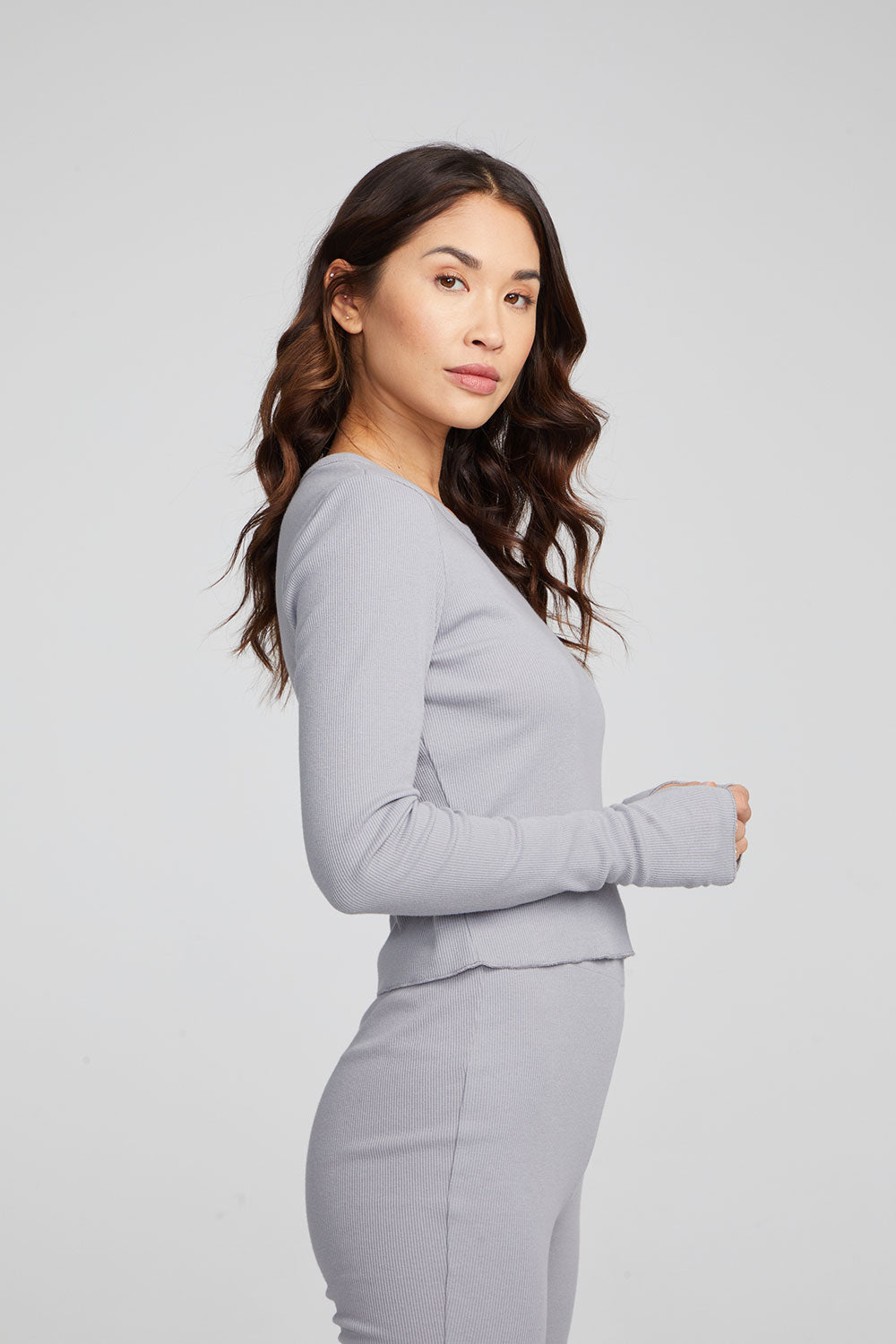 Moonlight Silver Grey Long Sleeve WOMENS chaserbrand