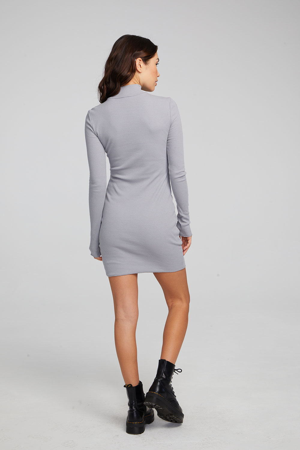 Edita Silver Grey Mini Dress WOMENS chaserbrand