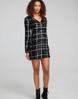 Hunter Fairfax Plaid Mini Dress WOMENS chaserbrand