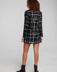 Hunter Fairfax Plaid Mini Dress WOMENS chaserbrand