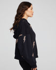 Leopard Bolts Hoodie WOMENS chaserbrand