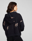 Leopard Bolts Hoodie WOMENS chaserbrand