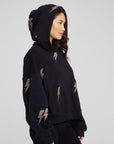 Leopard Bolts Hoodie WOMENS chaserbrand